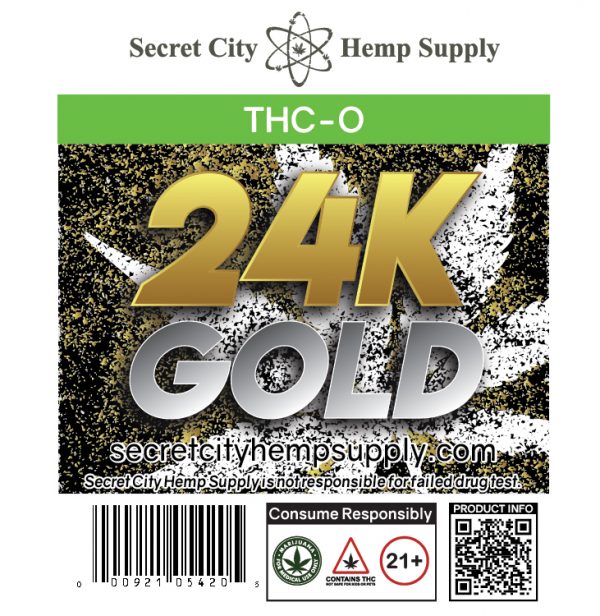 THC-O Infused Flower - 24K Gold