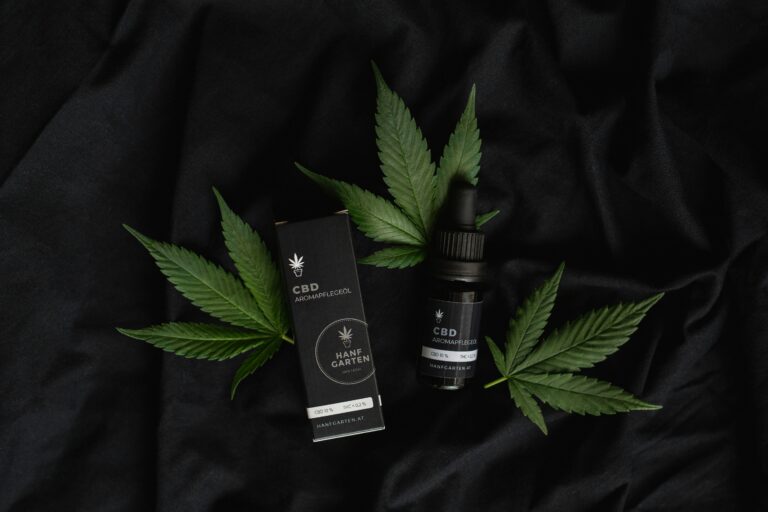 CBD oil bottle and hemp packaging illustrating how to read a CBD product label
